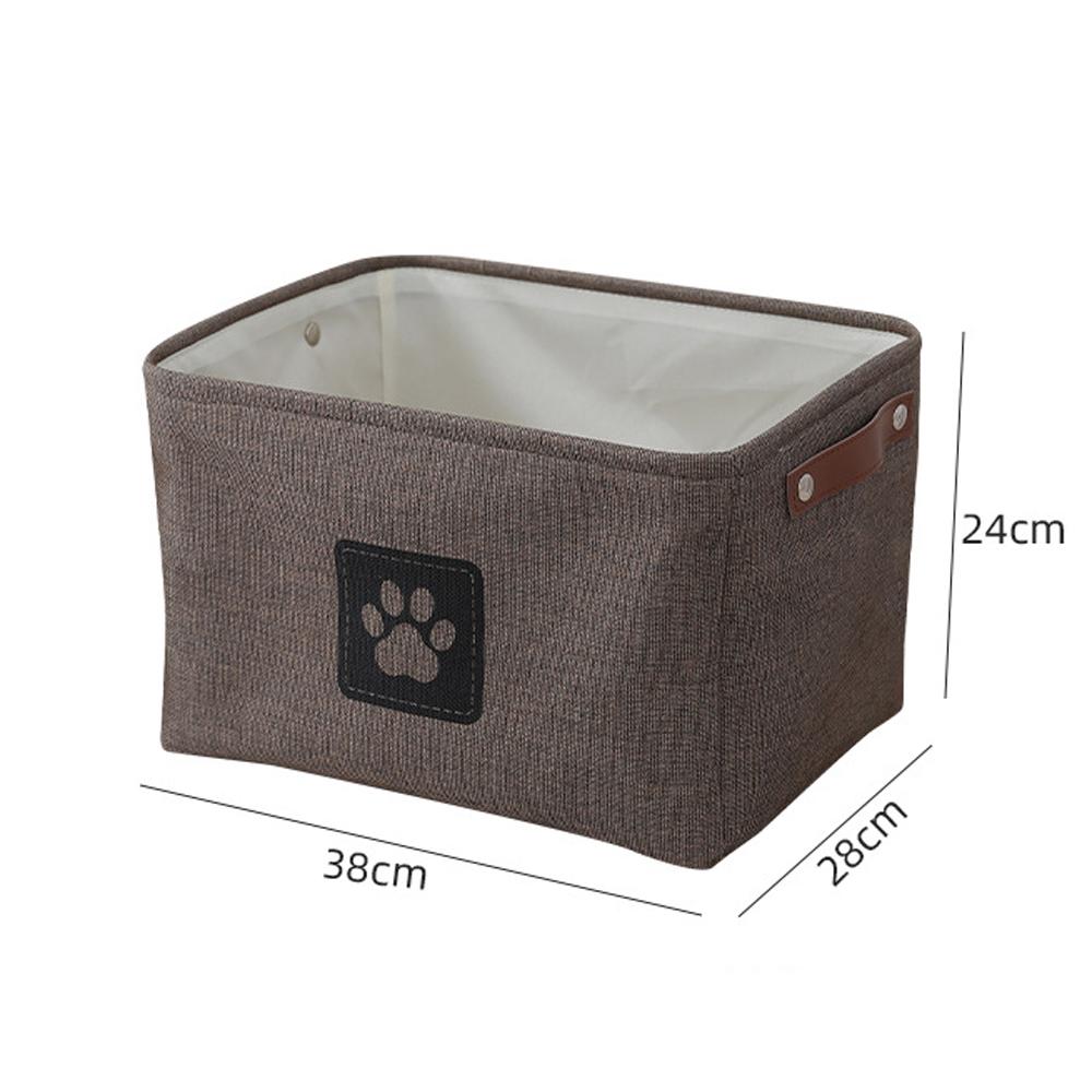 Pet Name DIY Toys Clothes Basket Custom Cat Dog Storage Box Personalised Accessories Organize Bin