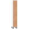 Bathroom Cabinet White 30x30x190 Cm Particleboard