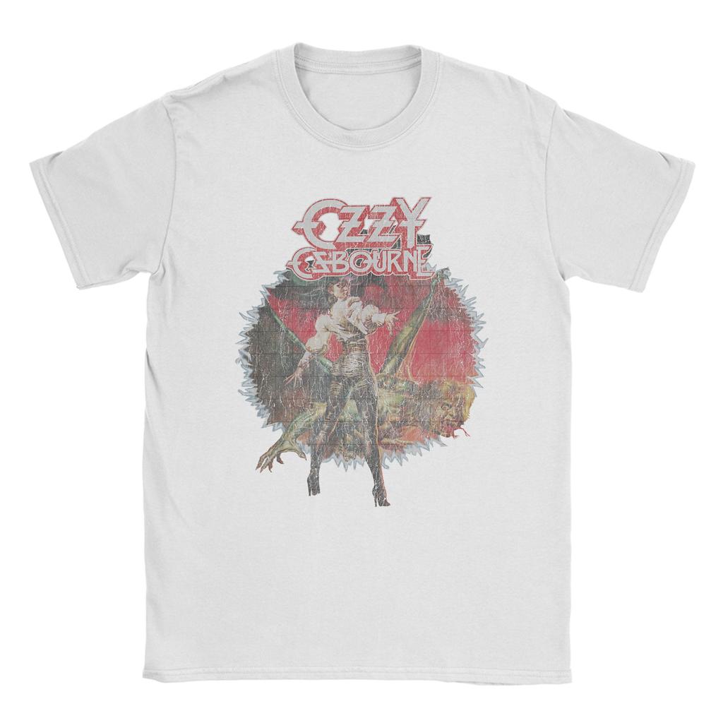 Heavy Metal Rock Ozzy Osbourne Ultimate Sin T-Shirt Herren Klassische T-Shirts Sommer O-Ausschnitt Mode T-Shirt Design Übergroße Oberteile