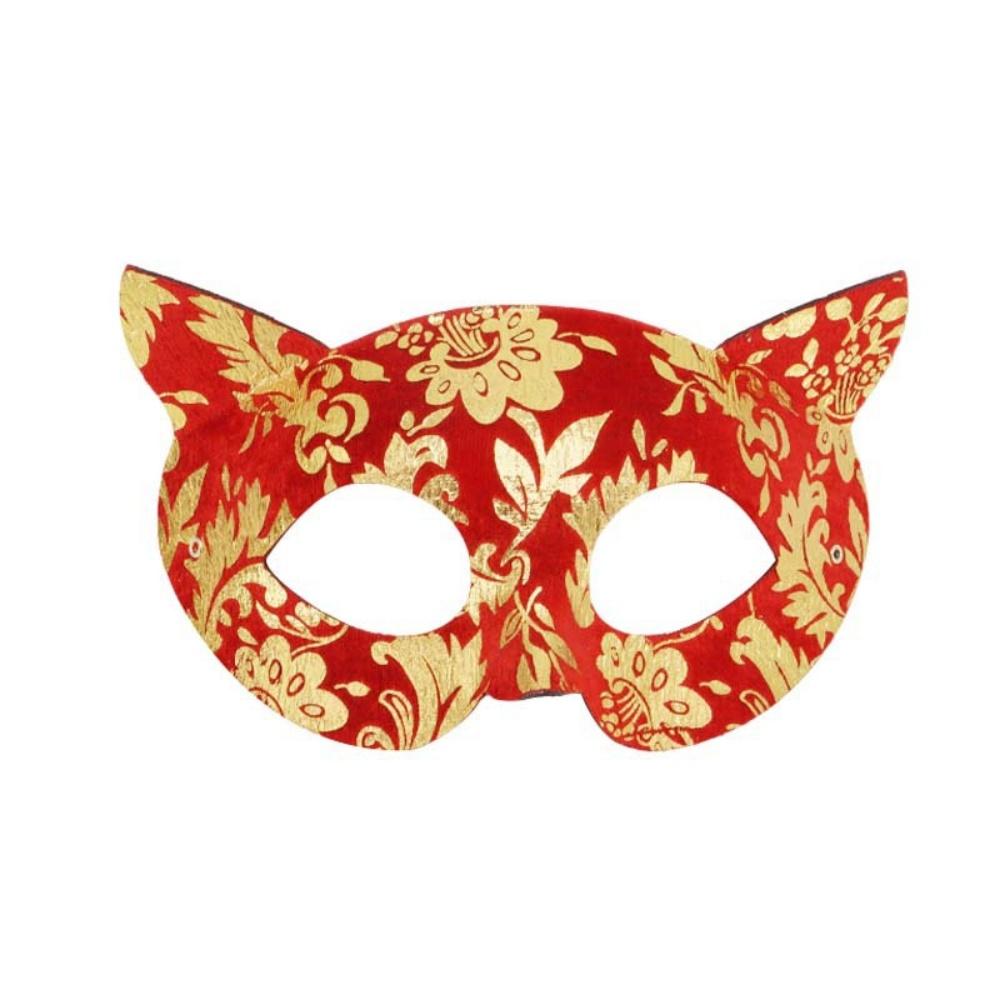 Masque de chat sexy pour parents et femmes, accessoire de fête ou de spectacle, en PVC peint en couleur, pour carnaval, bal masqué, bal de promo ou toute autre occasion. Masque de beauté pour adultes.