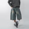 Onl Men Pin Tuck 7 8 Denim Bermuda Pants