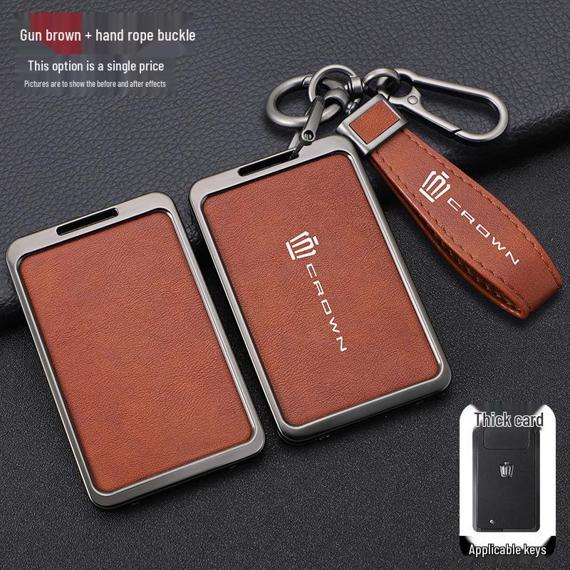12/13/14th Gen Crown Car Key Case: Protective Remote Control Shell with Buckle