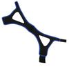 AntiSnoring Chin Strap Adjustable Breathable Stop Snoring Strap Jaw Support Belt(Black with Blue Edge )