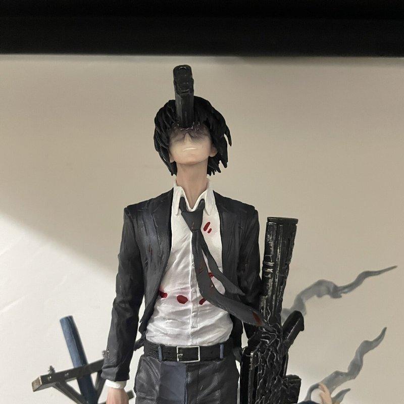 Chainsaw Man Hayakawa Aki Teufel der Waffe Actionfigur Kindheit Denji Aki Schneeballschlacht Szene Statue Anime Modell Ornament Spielzeug Geschenke