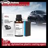 Rayhong 30ml Automotive Plastic Coating Agent Protective Coating Agent Plastic Refurbishment Gloss Maintenance Coating Agent Set