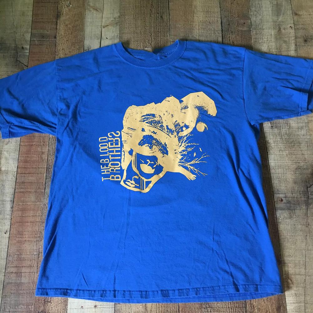 Футболка с коротким рукавом The Blood Brothers Band, бордовая, все размеры S-5XL, унисекс S