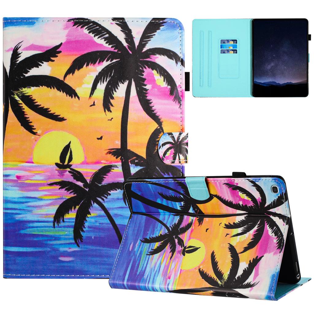 For Samsung Galaxy Tab A7 Lite 8.7-Inch T220 Anti-Drop PU Leather Case Tablet Cover with Card Slots
