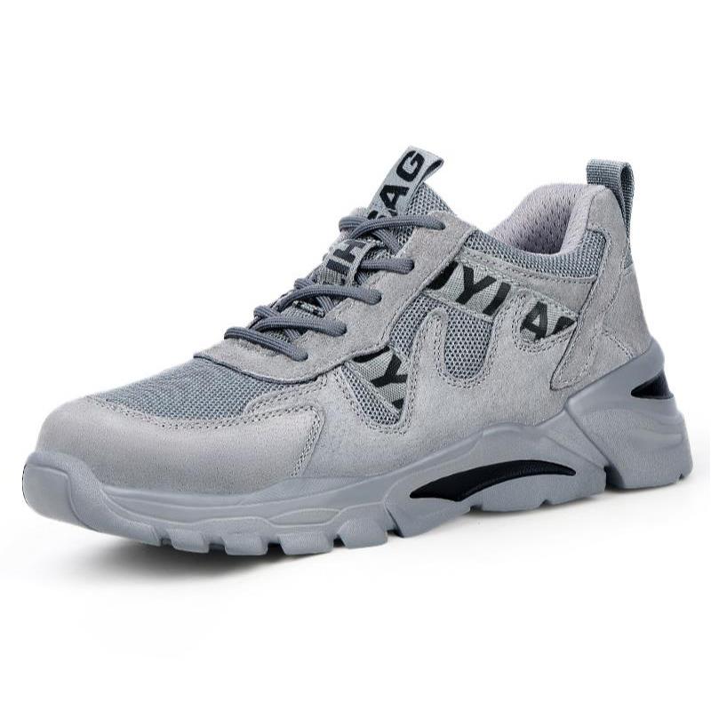 

Новая модная износостойкая защитная обувь, мужская сумка, защита от ударов и проколов, защитная рабочая обувь со стальным носком 46