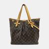 [Pre-Owned] Palermo Large Brown Coated Canvas Monogram Shoulder Bag - Fair #16Q9A4V