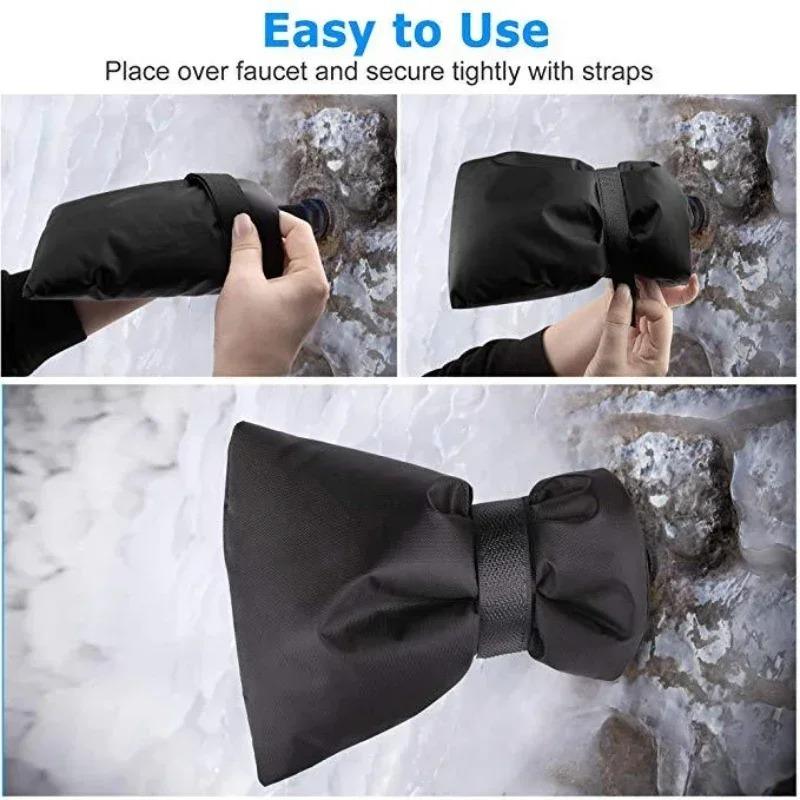 1-20PCS Outdoor Winter FaucetCover Anti Freezing Insulation Sleeve Waterproof Thermal Protector Anti FreezingCrack ProtectionBag