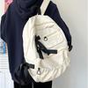 DUXING Backpack with Perfect for High School and Stylish and Cute Waterproof Large Capacity Korean Available In 4 Colors Women's Ribbon, Students,
