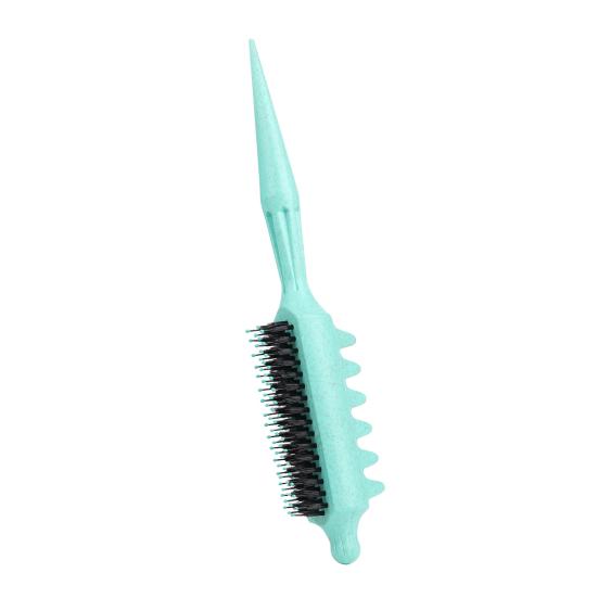 Curl Defining Brush Pointed Tail Reduces Frizz Anti-static Hair Comb Portable Men Women Hair Volumizing Detangling Bristles Brush