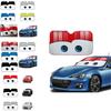Foil Aluminium Cartoon Car Windshield Sun Shade Big Eyes Cars Front Window Visor