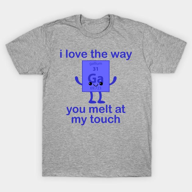 Unisex Fashion TShirt Weve Got Chemistry Gallium Print TShirt Plus Size S-5XL T-Shirt 100%Cotton Tops O Neck Short Sleeve Tees S серый
