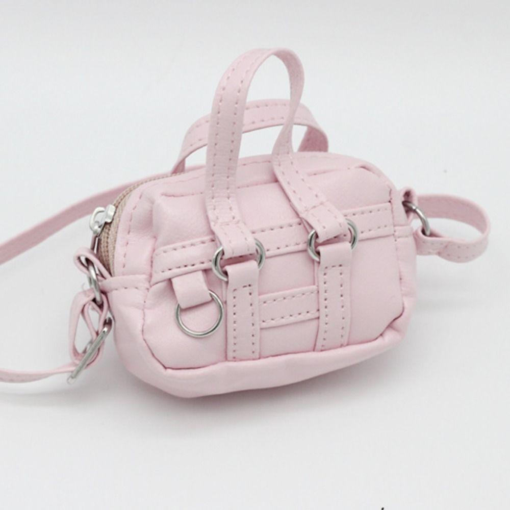 Cute BJD Doll Crossbody Bag Colorful Kids Handbag Toys Plush Toys Bag Plush Doll Bag  Kids