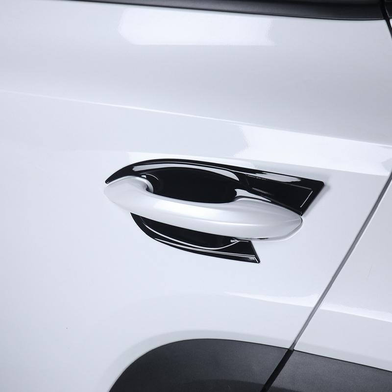 4PCS Black Exterior Outer Door Bowl Cover Trim For Hyundai Tucson NX4 -2026 Accessories LHD/RHD