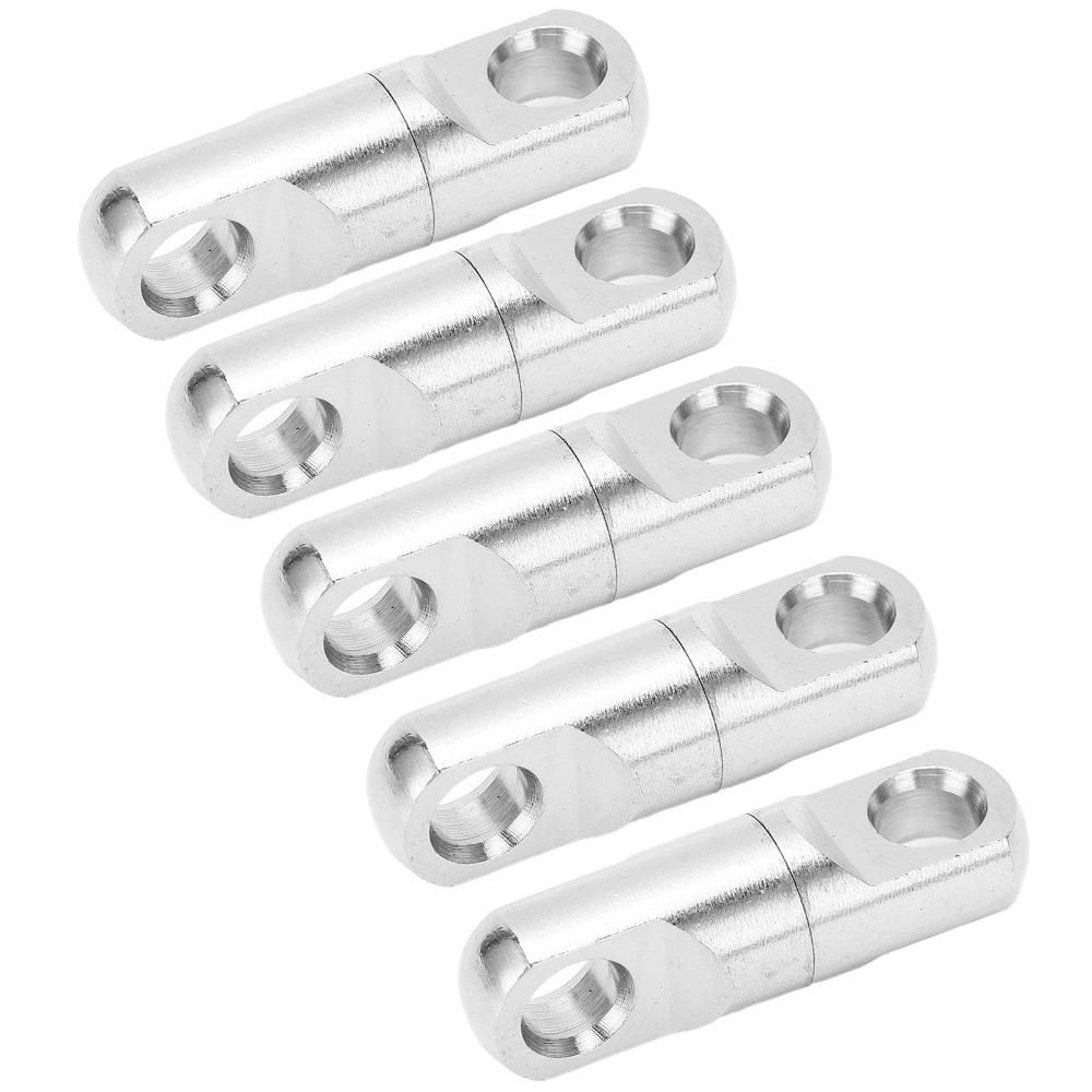 10PCS 360° Rotary Wind on Swivels Stainless Steel Fishing Hook Connector  Saltwater Fishing