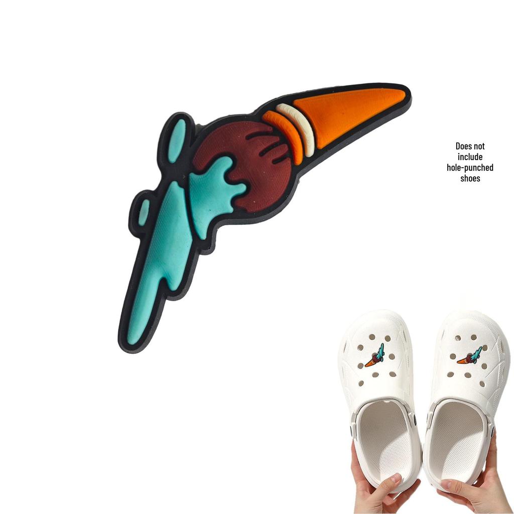 Detachable Cartoon Shoe Flower Buckle Decoration for Hole Shoes