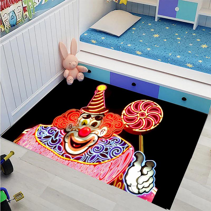 Amazing Circus Performance Large Area Carpets for Home Living Room  Children's Bedroom Sofa Doormat  Floor Rugs Anti-slip  Decor