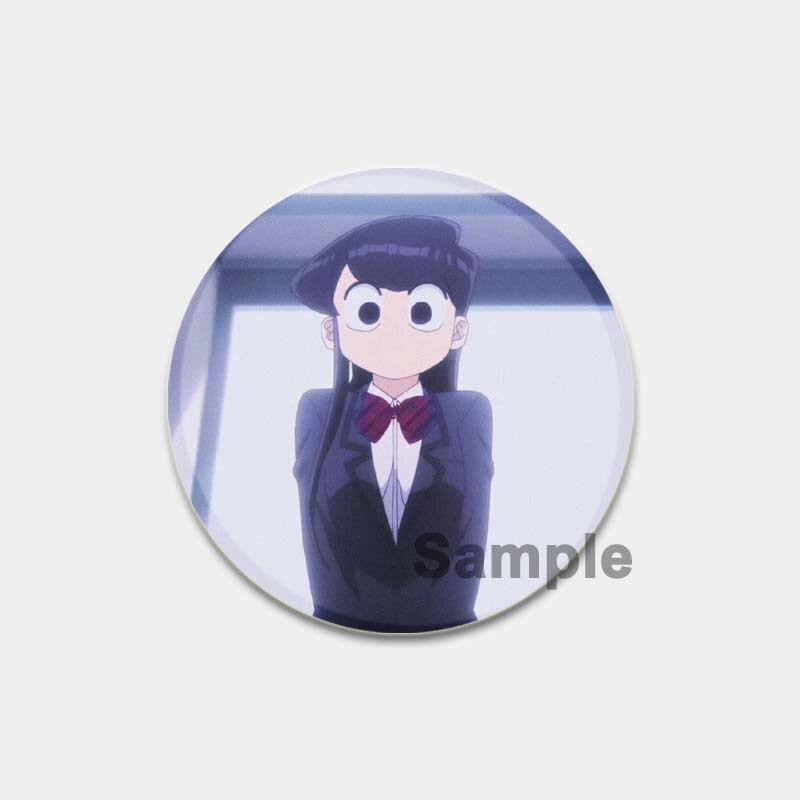

58 мм аниме «Коми может T общаться», булавка с отворотом, значок для косплея с героями мультфильмов, креативные подарки, броши Gujian Одноклассники, милые булавки для рюкзаков