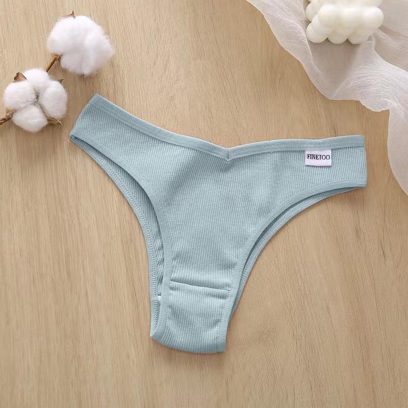 1Pc/Set Women Cotton Brazilian Panties M-XL Comfortable Thongs Underwear Women Bikini Underpants Sexy Low-rise Girl's T-back Panties