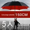 Extra Large, Thick, Reinforced Windproof Umbrella with Long Handle and Stylish Logo Print