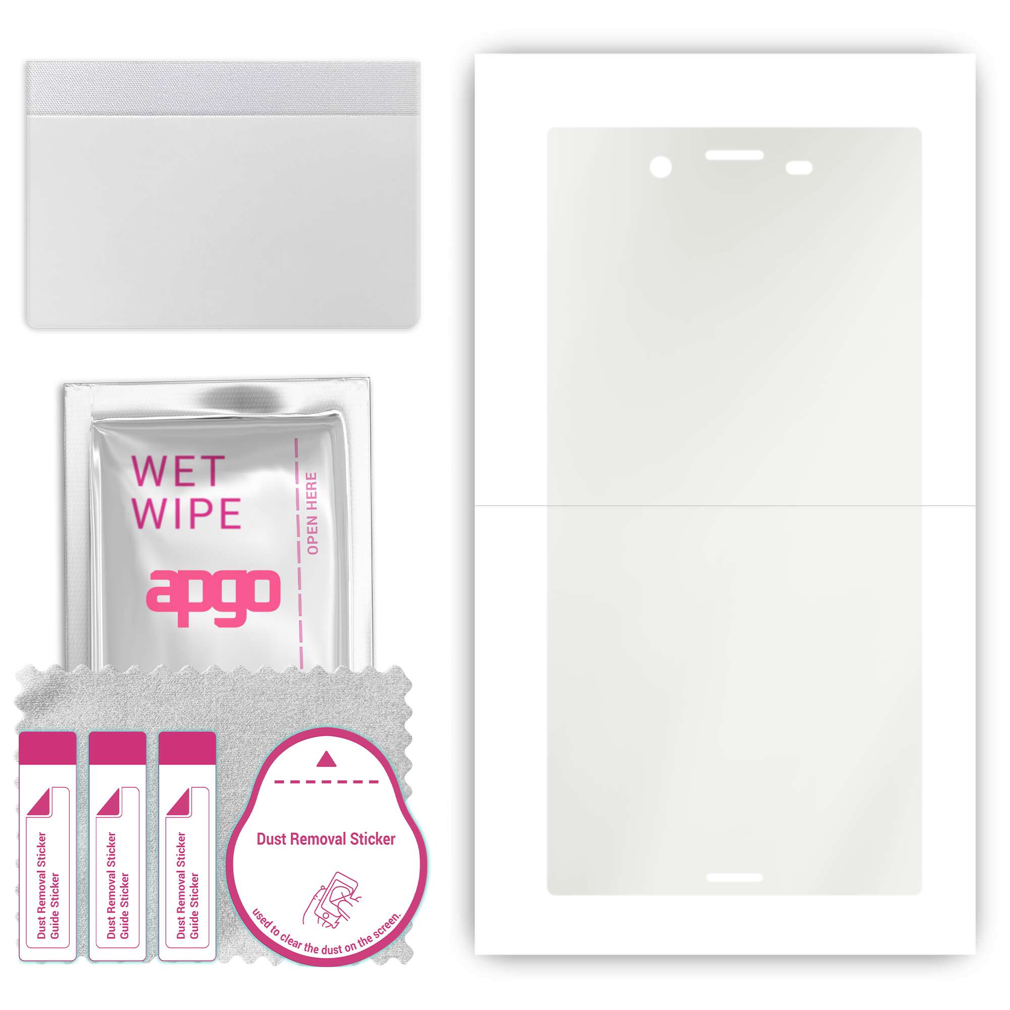 

apgo Hydrogel Matte Screen Protector для Sony Xperia XZ, гідрогелева плівка, гнучкий, м’який ТПУ з позиціонуючим шаром, легке встановлення