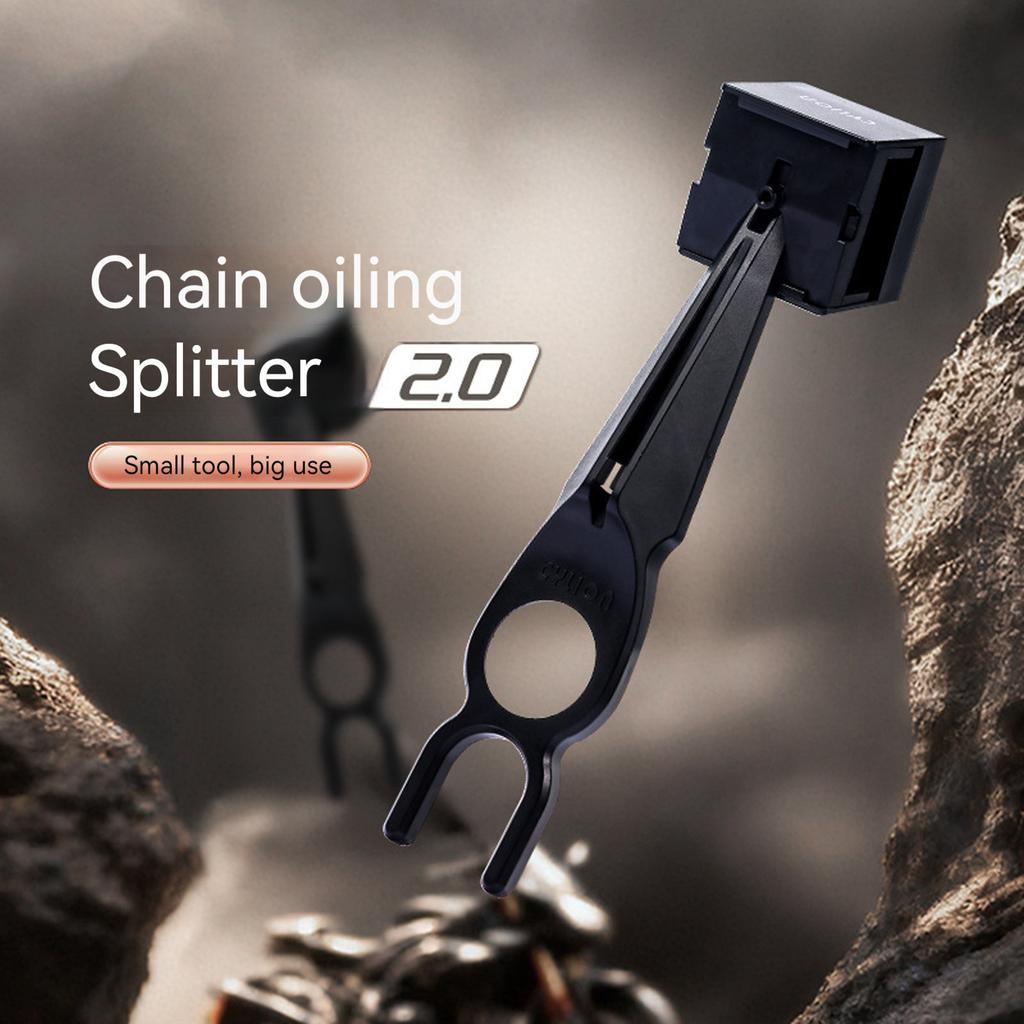 1/2PCS Upgrade Motorcycle Chain Oiler Spray Lube Oiler Tool Mess-Free Chain Wax Chain Cleaner Attachment Chain Oil Applicator