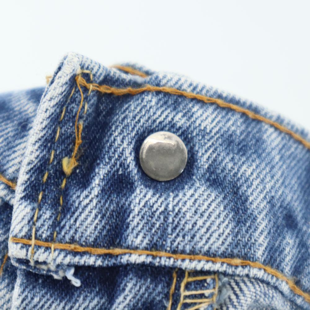Levi's 80s 505-0217 Old USA made Chain stitch button back 650 Denim pants Men's Used