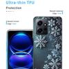 Snowflake Winter White Snow Christmas Phone Case For Redmi Note 14 15 Pro 5G 13 12 Pro Plus 11 11T 11E 11S 10 Pro 10S 9 9S Cover