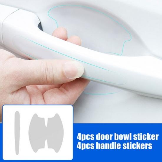 Clear Car Accessories Door Handle Bowl Sticker Protector Film Sticker Universal