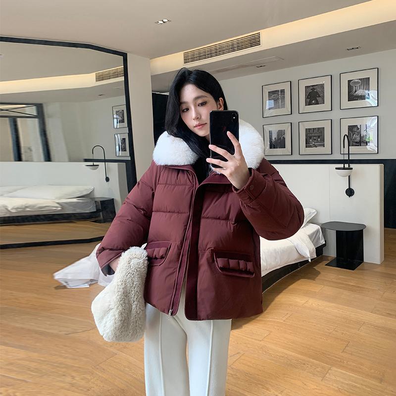 Autumn Winter Thicken Warm Parka Women Casual Sweety Solid Color Big Pocket Loose Jackets Outwear
