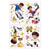 2026 World Cup USA Canada Mexico Boys Sports Static Cling Stickers, Soccer Elements No Trace Decals for Window Storefront Decoration