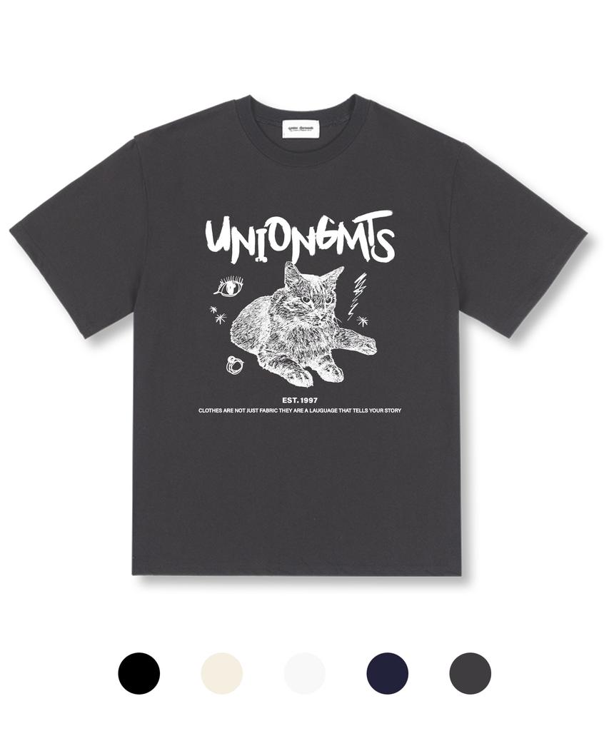 UNION GARMENTS Iringcat Oversized Short Sleeve T-Shirt 5 Colors
