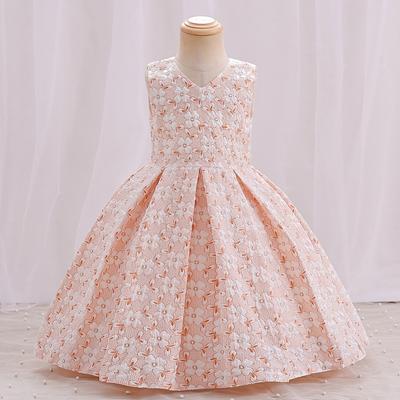 New Infant Birthday Party Dress for Girls, Newborn Full Month Princess Dress, Girls Wedding Party Dress