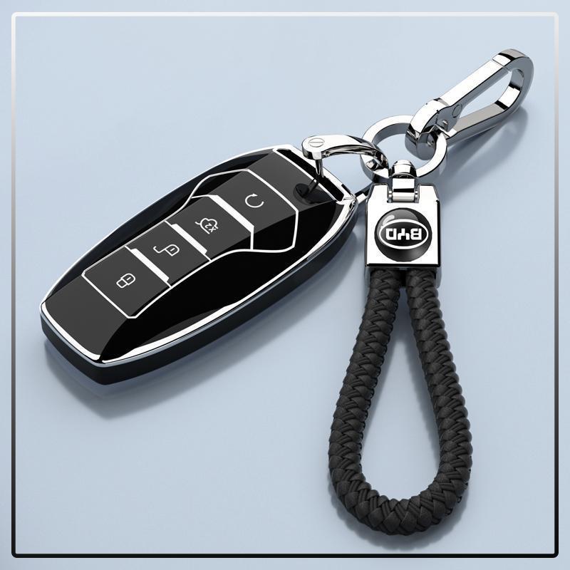 Luxury Personalized Key Case for 2020-2021 Han EV - Full Coverage & Decorative Protection