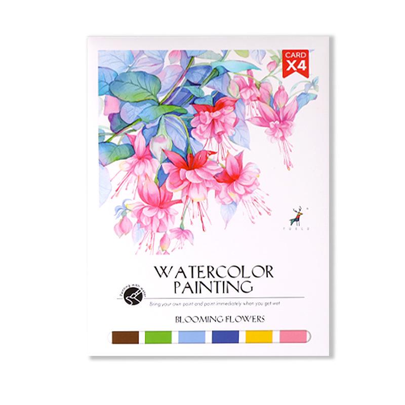 Aquarell-Haftnotizblock für Kinder: DIY Gouache Malen und Malbuch