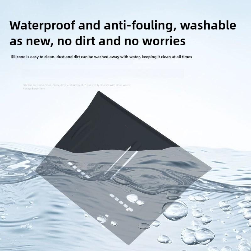 Auto Wireless Charging Silicone Pad Fit for BYD Leopard 5 2025 Modified Car Center Console Non-slip Storage Box Pad Upgrade Part