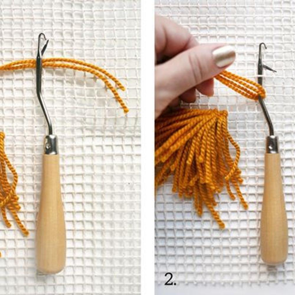 Canvas Mesh Rug Making Mesh Latch Hook Included Crocheting Tools Latch Hook Tool Household DIY