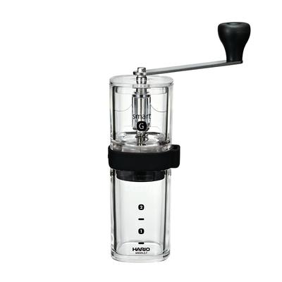 Kaffeemühle Smart G Keramikmühle transparent klare Kaffeebohnen 24g für 2 Tassen MSGN-2-T