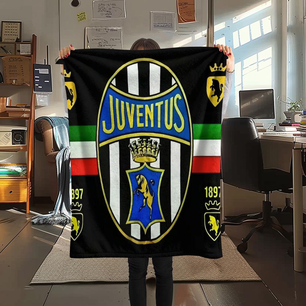 

Juventus Print FlAannel Blanket, High quality Comfortable for All Seasons, Home Decor, Warmth and Comfort 80cm x 120cm