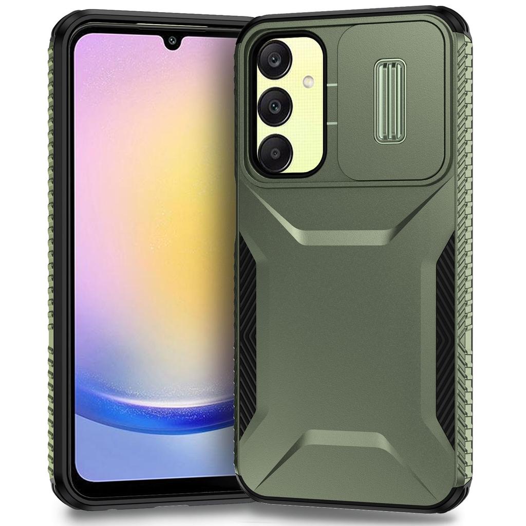 Für Samsung Galaxy A25 5G (Global) (161,0 x 76,5 x 8,3 mm) Hülle TPU+PC Militärische Stoßfeste Abdeckung