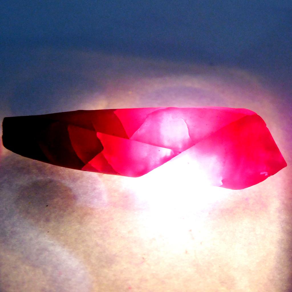 Red Rough Natural Ruby 55.35 Ct Uncut Raw Rough Rare CERTIFIED Loose Gemstone M-302-Ra