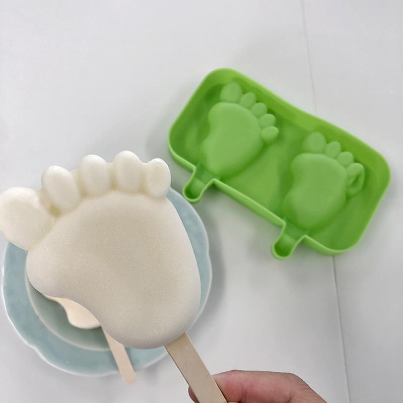 Silicone Ice for Pop Molds Easy Release Ice for Pop Maker Reusable DIY Popsicles Tray Holders for Making Ice Cream BPA F