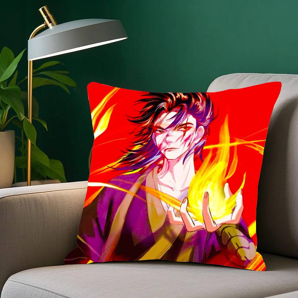 

Anime Fog Hill Of Five E-Elements Pillow Case Home Decor Throw For Sofa Bed Car Room Decor Gift Idea 12x12Inch