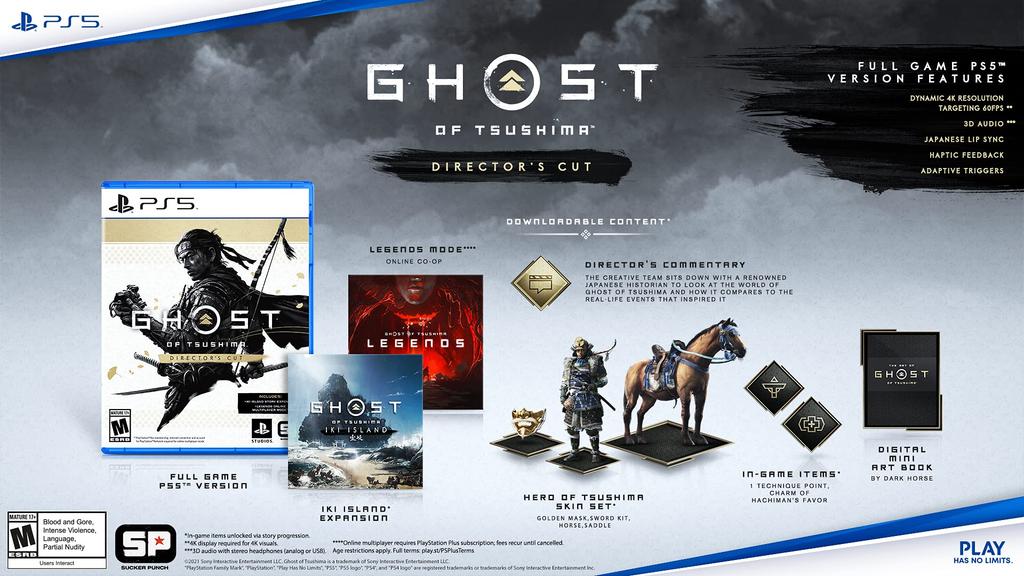 Ghost of Tsushima Cut North PS5 Director's (Import version America) -
