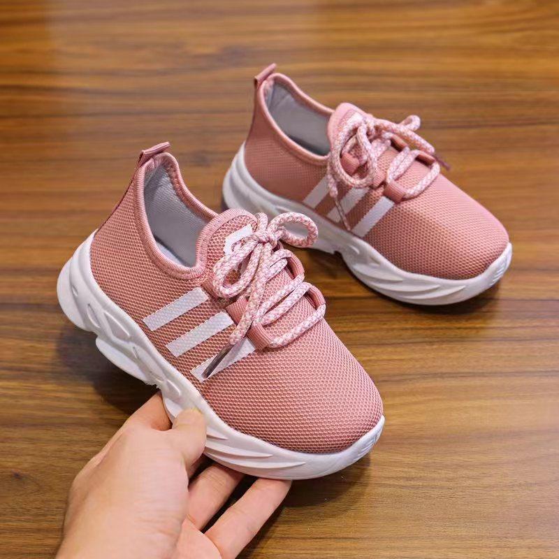 New Children's Sports Shoes Spring and Autumn Thickened Soft-soled Breathable Wear-resistant Coconut Shoes Male and Female Students Children's Shoes