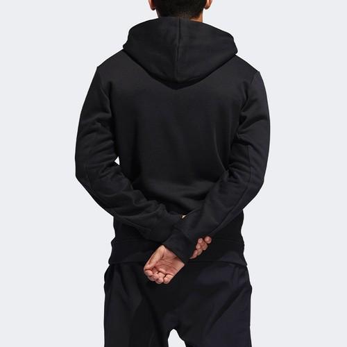 adidas Lillard Basketball Fleece-Lined Jacket for Men, Black