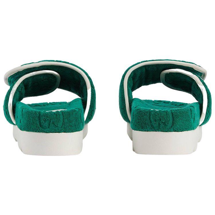 Adidas GG Platform Sandal Green Cotton Sponge Men Sneakers 702412-UU010-3171