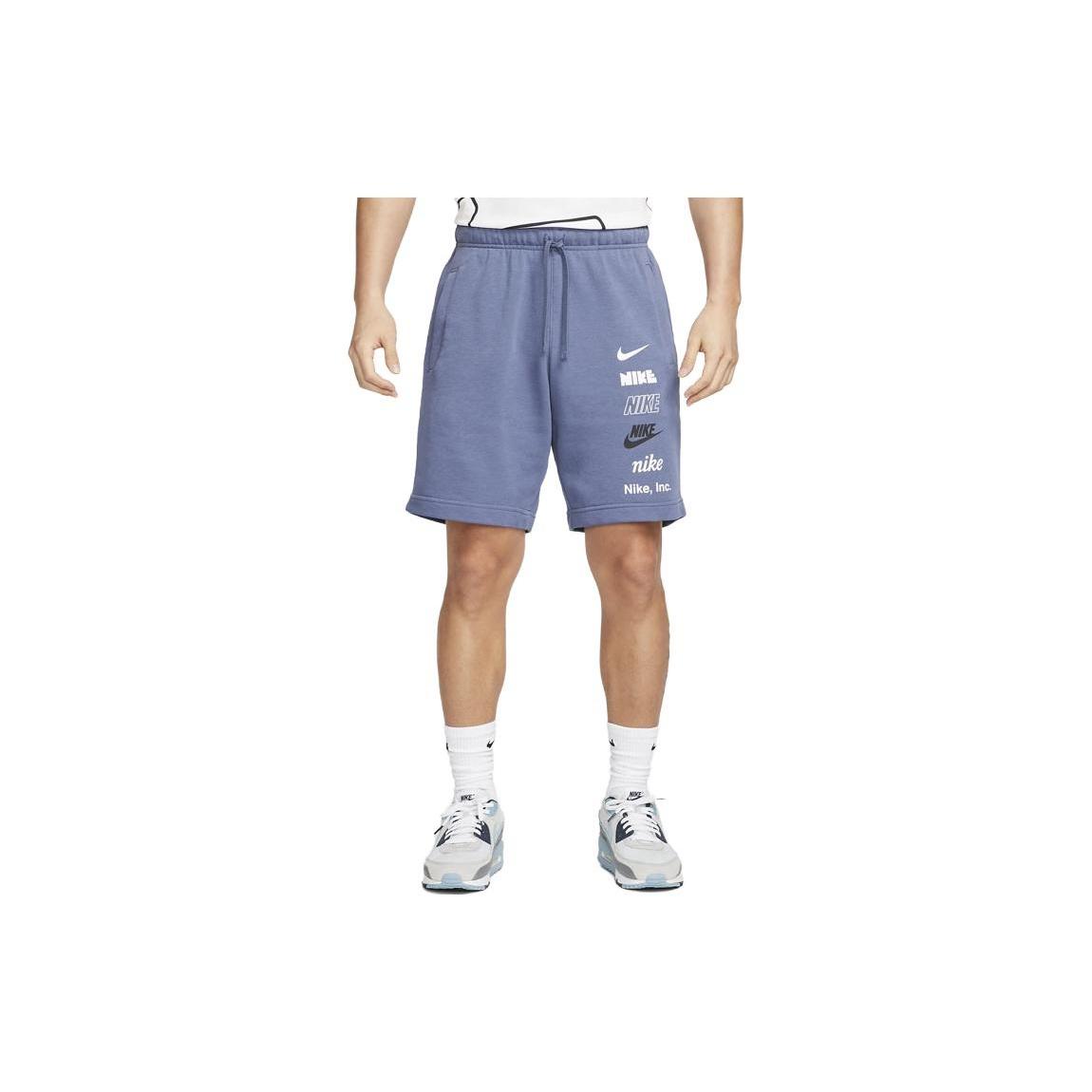 Nike Club Fleece French Terry Shorts Blue Men s FB8831-491 M